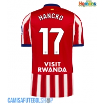 Camisa de time de futebol Atletico Madrid David Hancko #17 Replicas 1º Equipamento 2026-27 Manga Curta